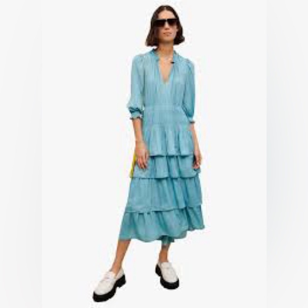 Maje blue Clair minidress NWT